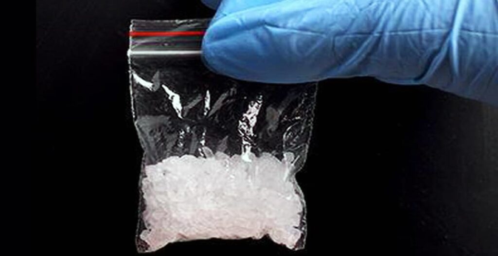 Crystal Methamphetamine Seized at AN Police